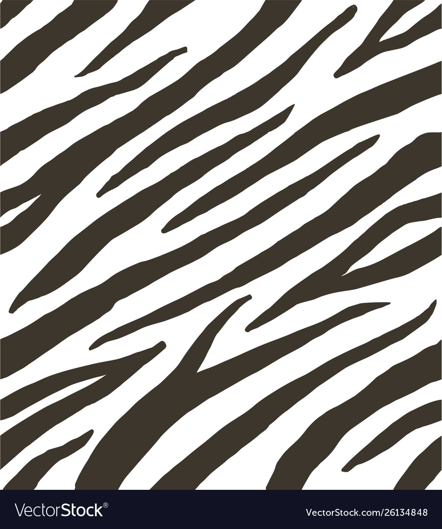 Seamless pattern black zebra fur print