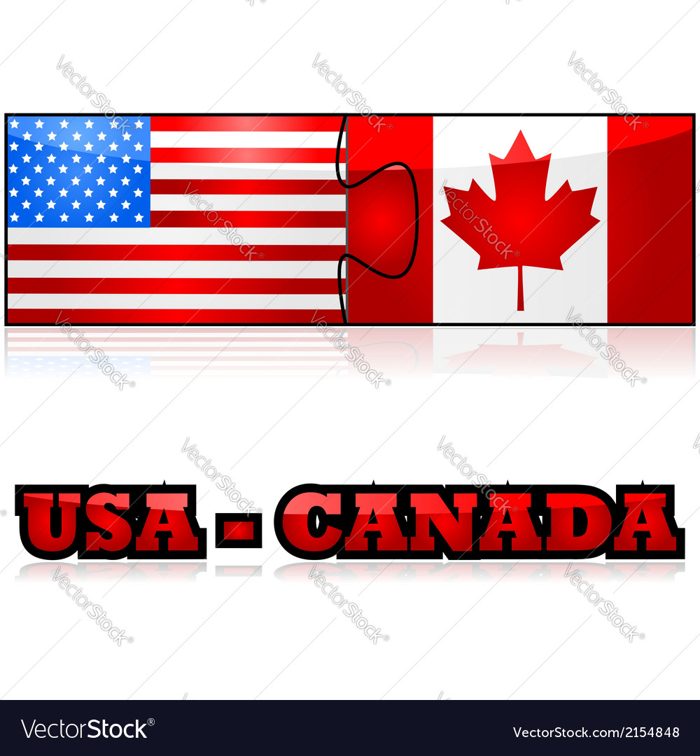 United states and canada puzzle