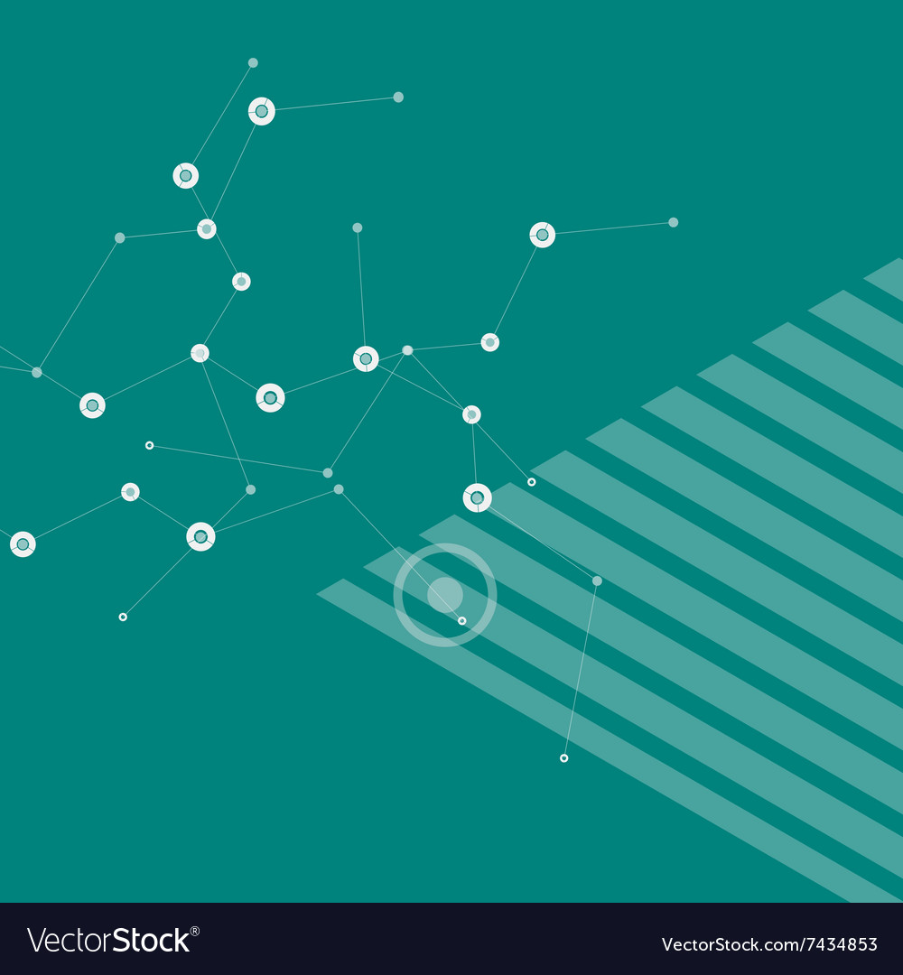 Abstract line and triangular design