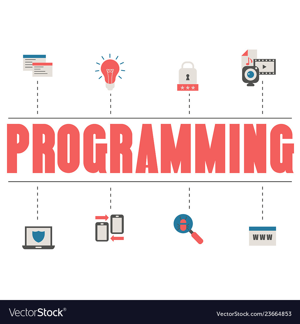 Coding and programming concept