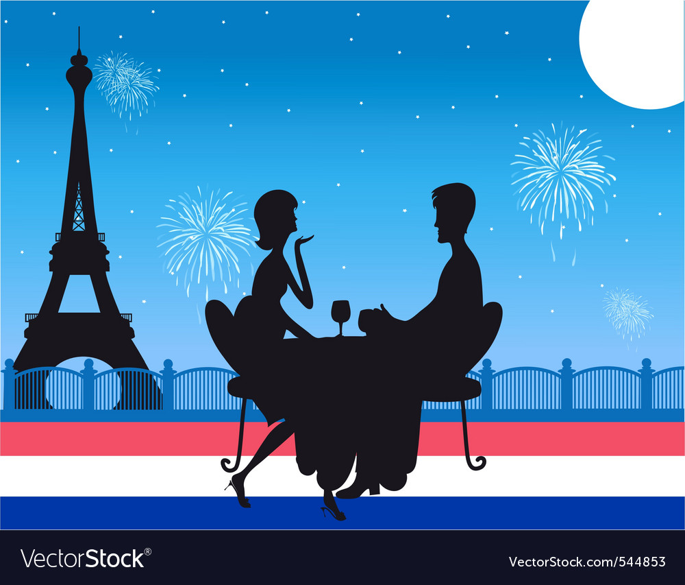 Romantic paris dinner