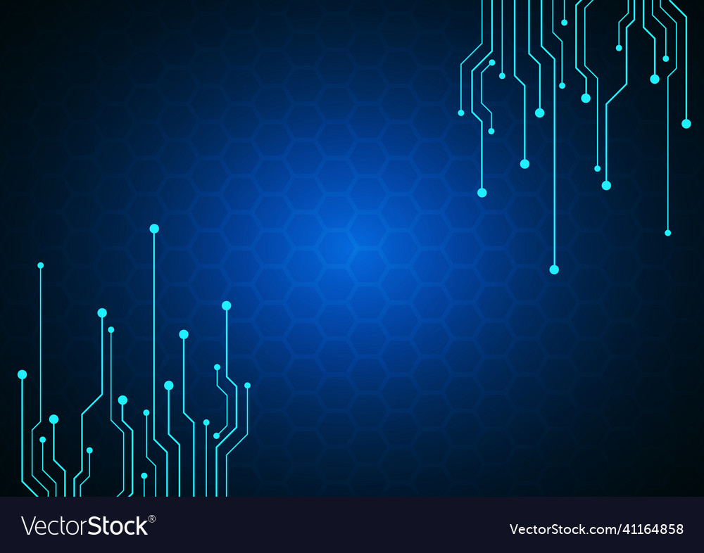 Circuit technology background with hi-tech digital vector image Circuit technology background with hi-tech digital