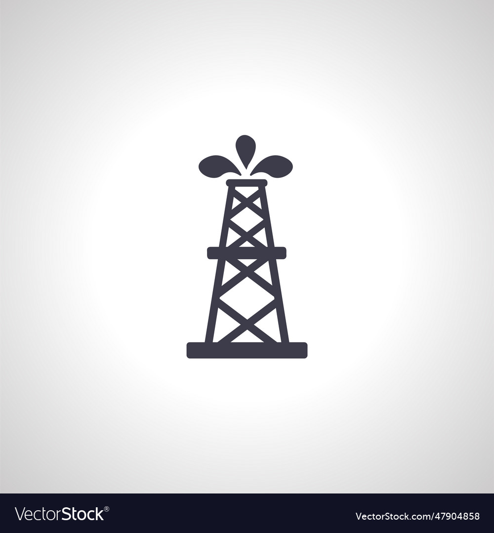 Öl Brunnen Icon - Petroleum
