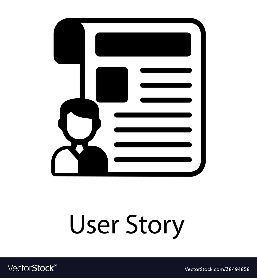 User story Royalty Free Vector Image - VectorStock