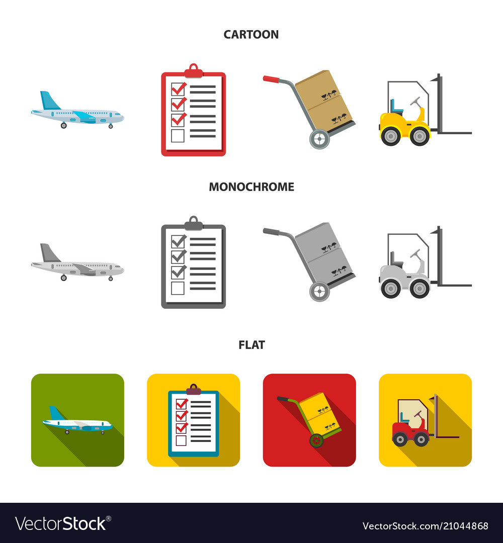 Cargo plane cart for transportation boxes