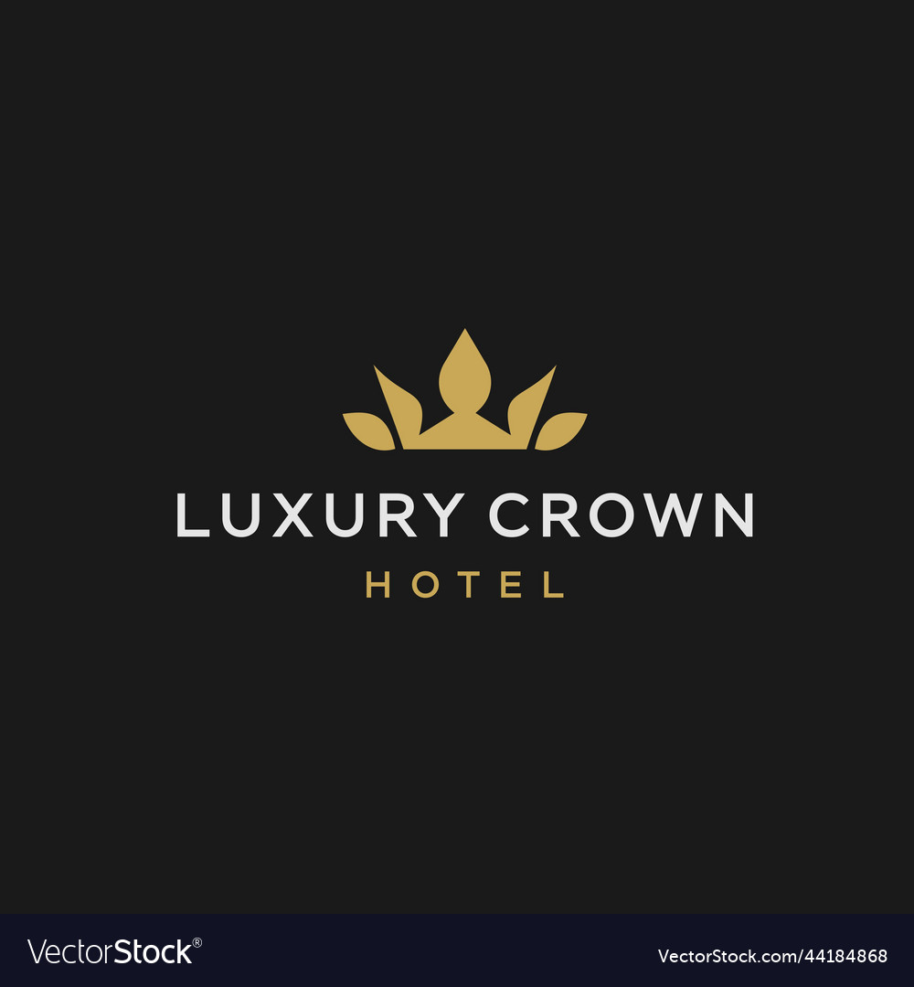 Crown logo icon king queen symbol elegant