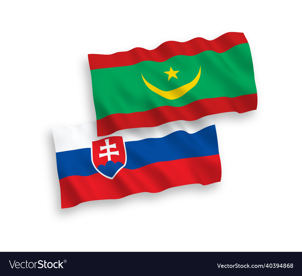 Flags of slovakia and islamic republic