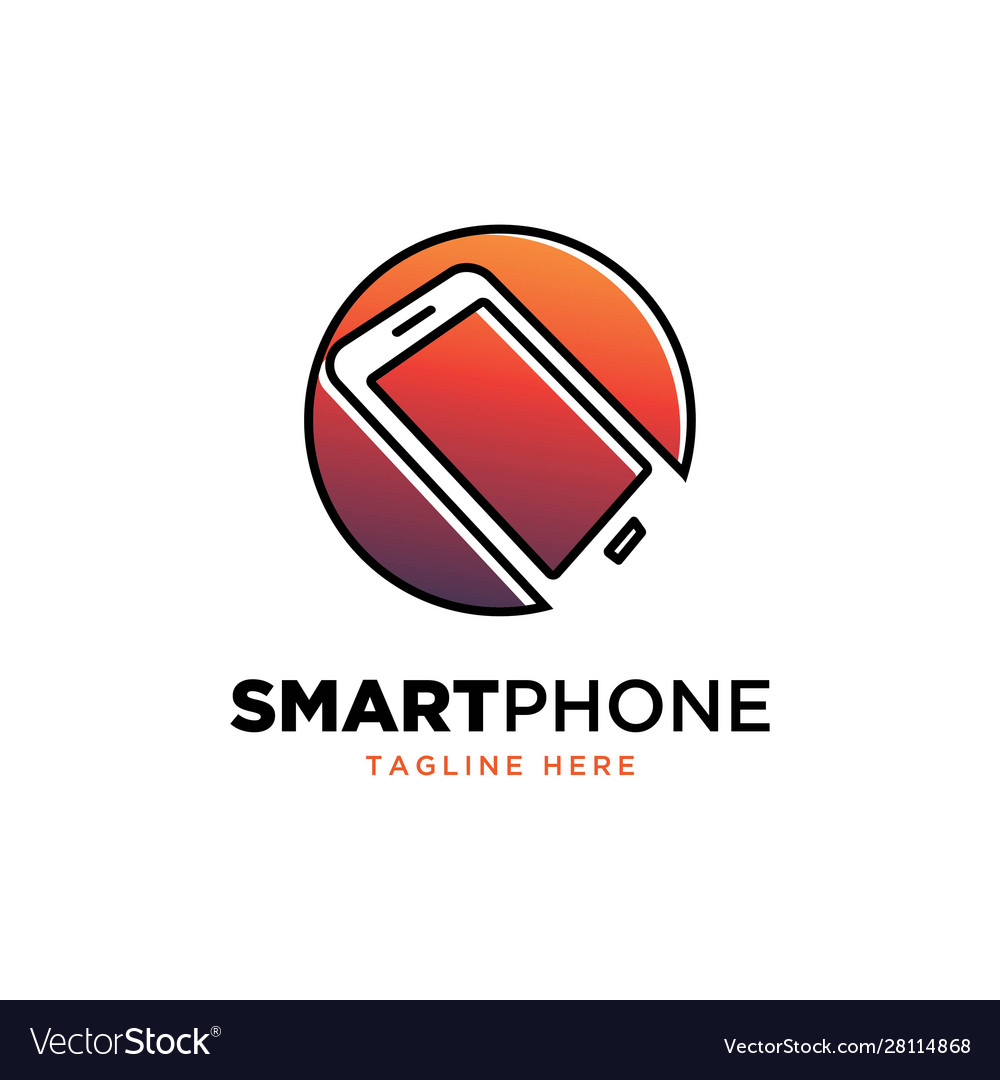 Smartphone logo Royalty Free Vector Image - VectorStock