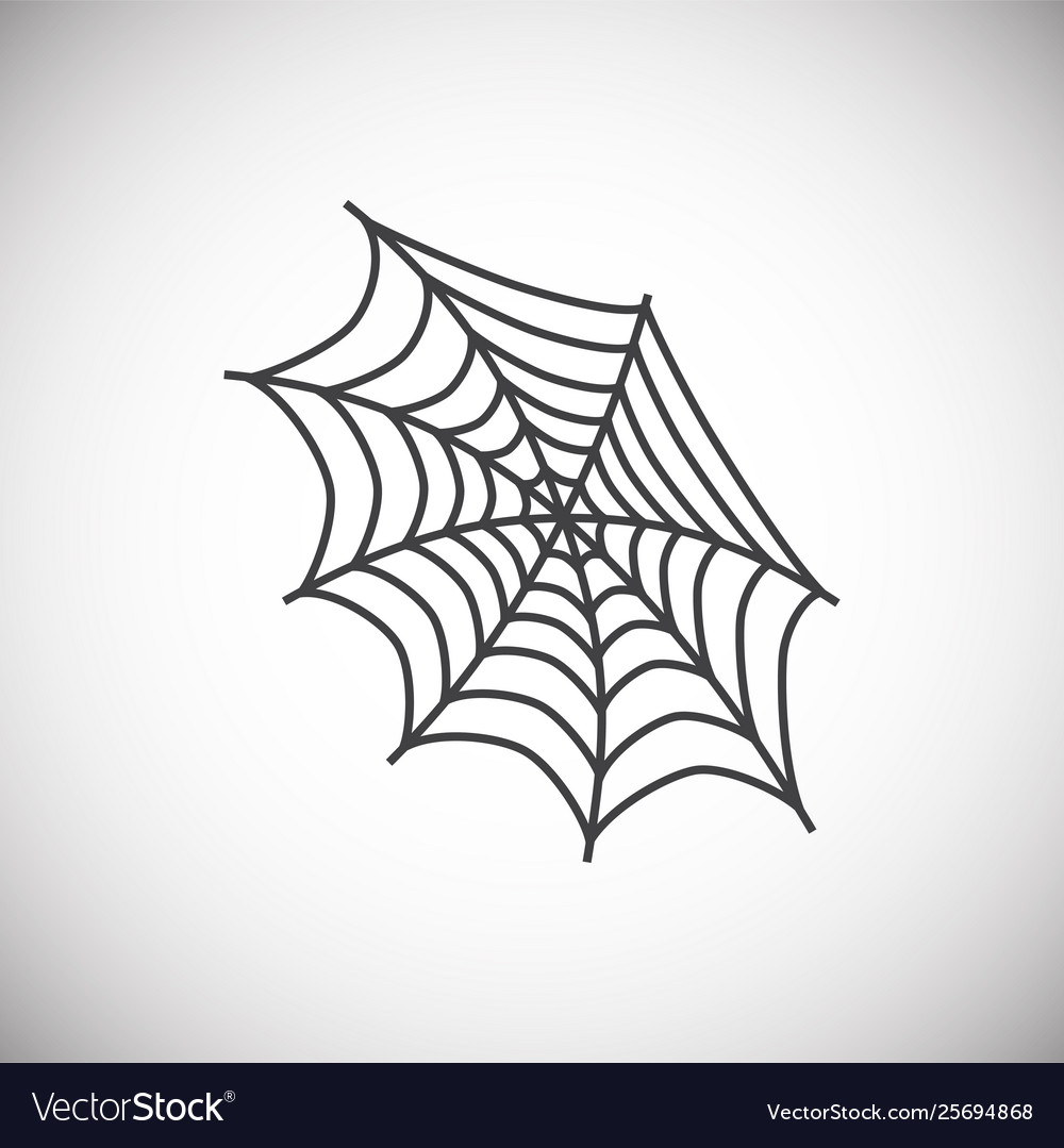 Spider related icon on background for graphic