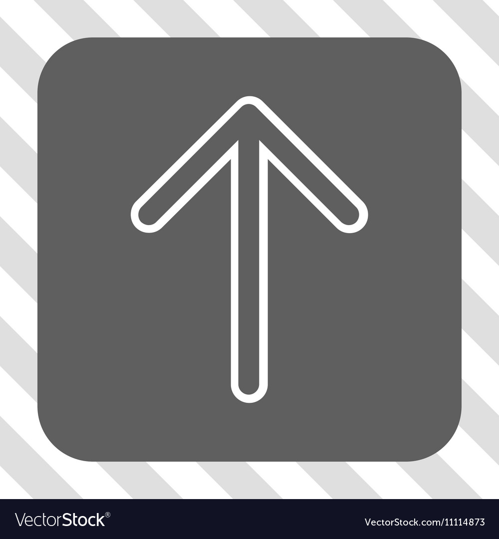 Arrow up rounded square button
