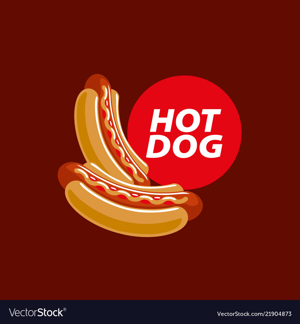 Logo hot dog Royalty Free Vector Image - VectorStock