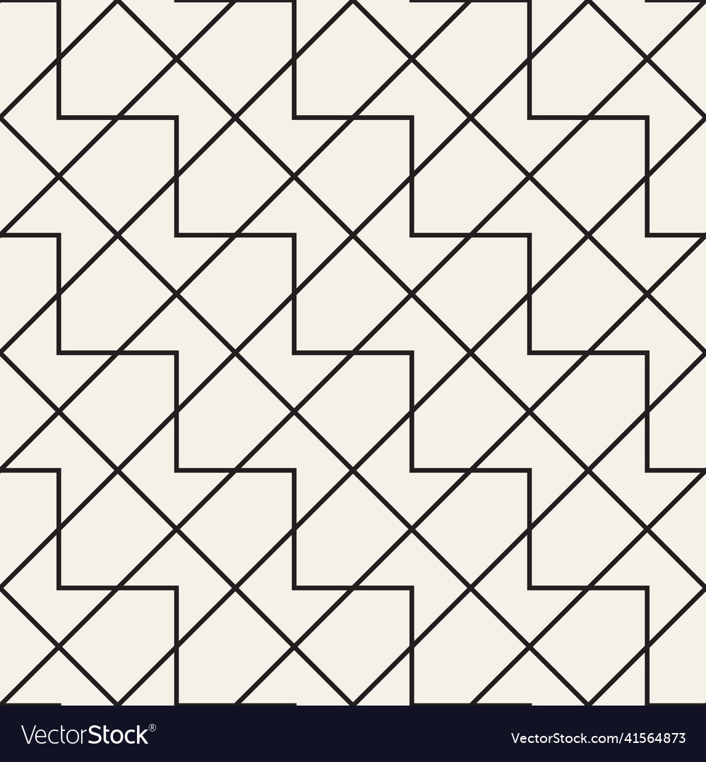 Seamless pattern repeating geometric elements vector image Seamless pattern repeating geometric elements