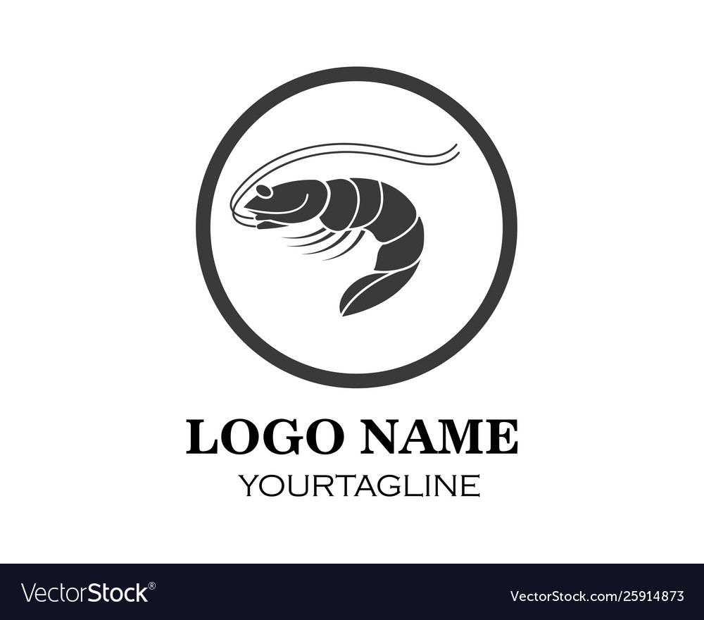 Shrimps icon logo design