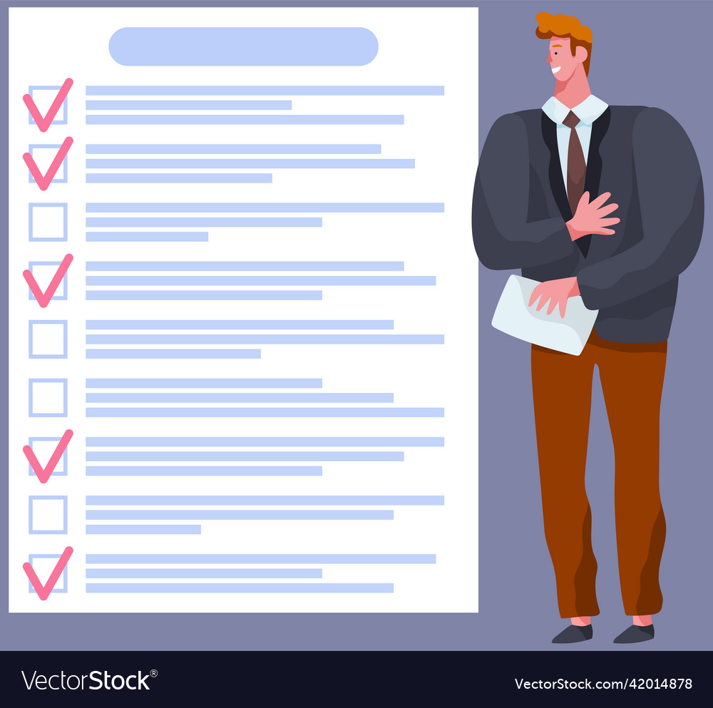 Month scheduling to do list time management vector image Month scheduling to do list time management