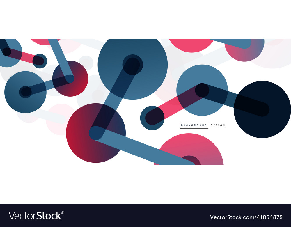 Network concept abstract background dots vector image Network concept abstract background dots