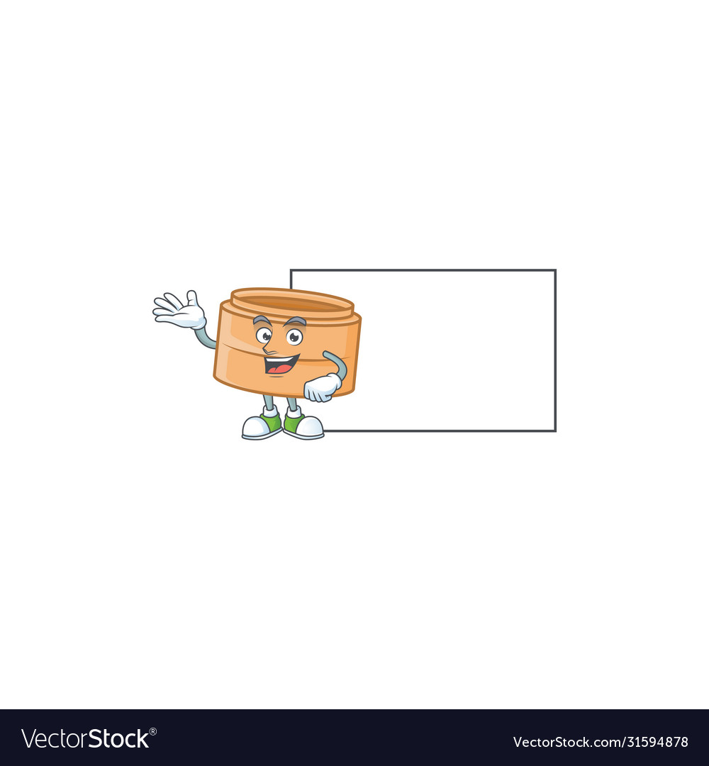 Smiling Dim Sum Basket with Cartoon Character