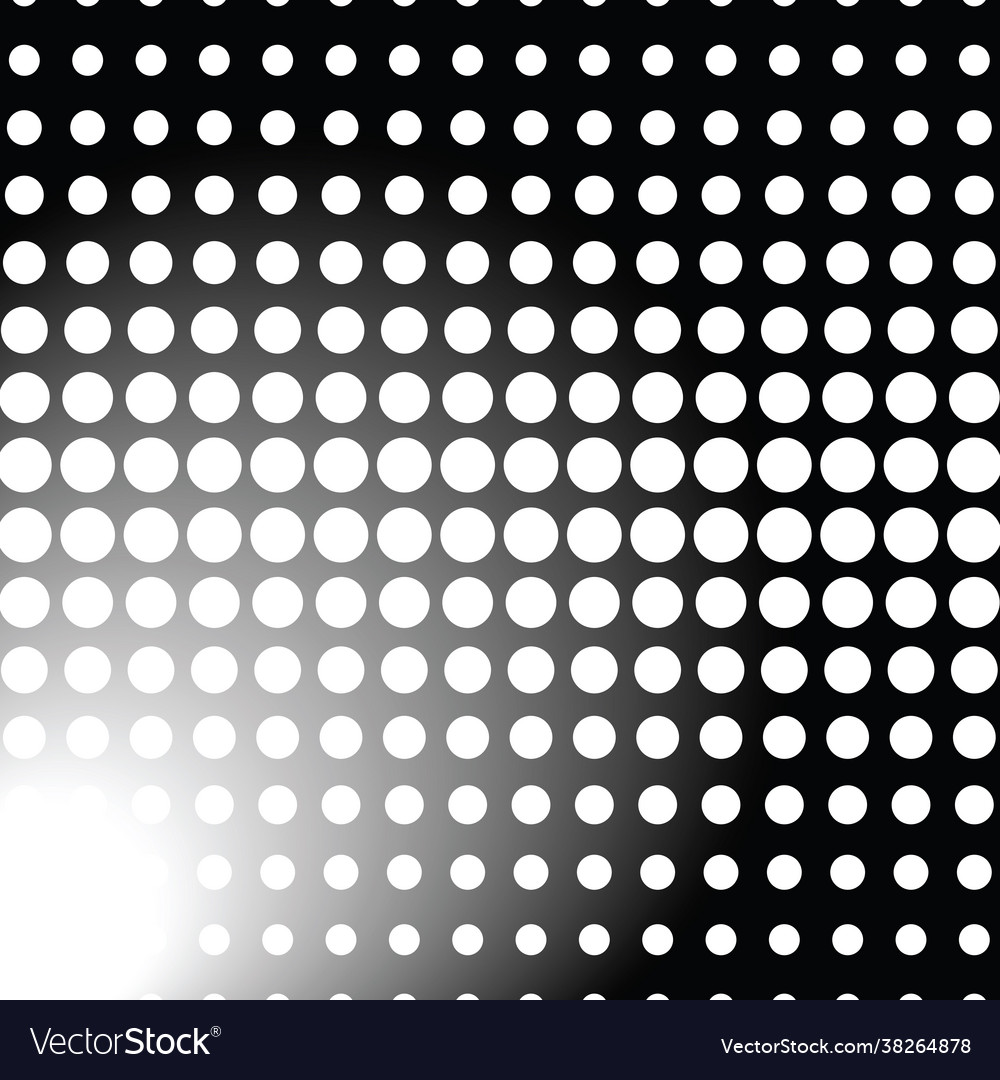 White dotted halftone pattern background vector image White dotted halftone pattern background