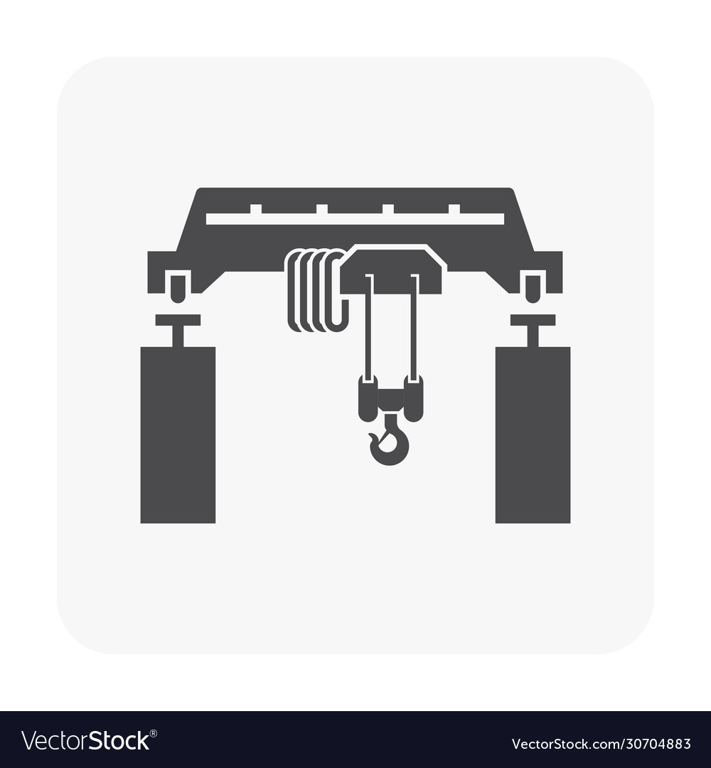 Gantry crane icon Royalty Free Vector Image - VectorStock