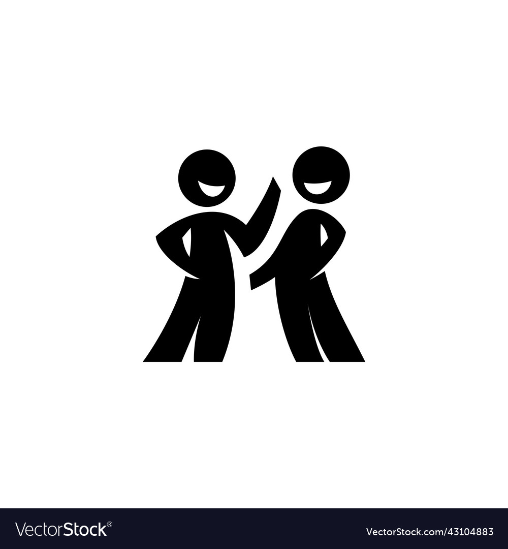 People unity together teamwork icon Royalty Free Vector