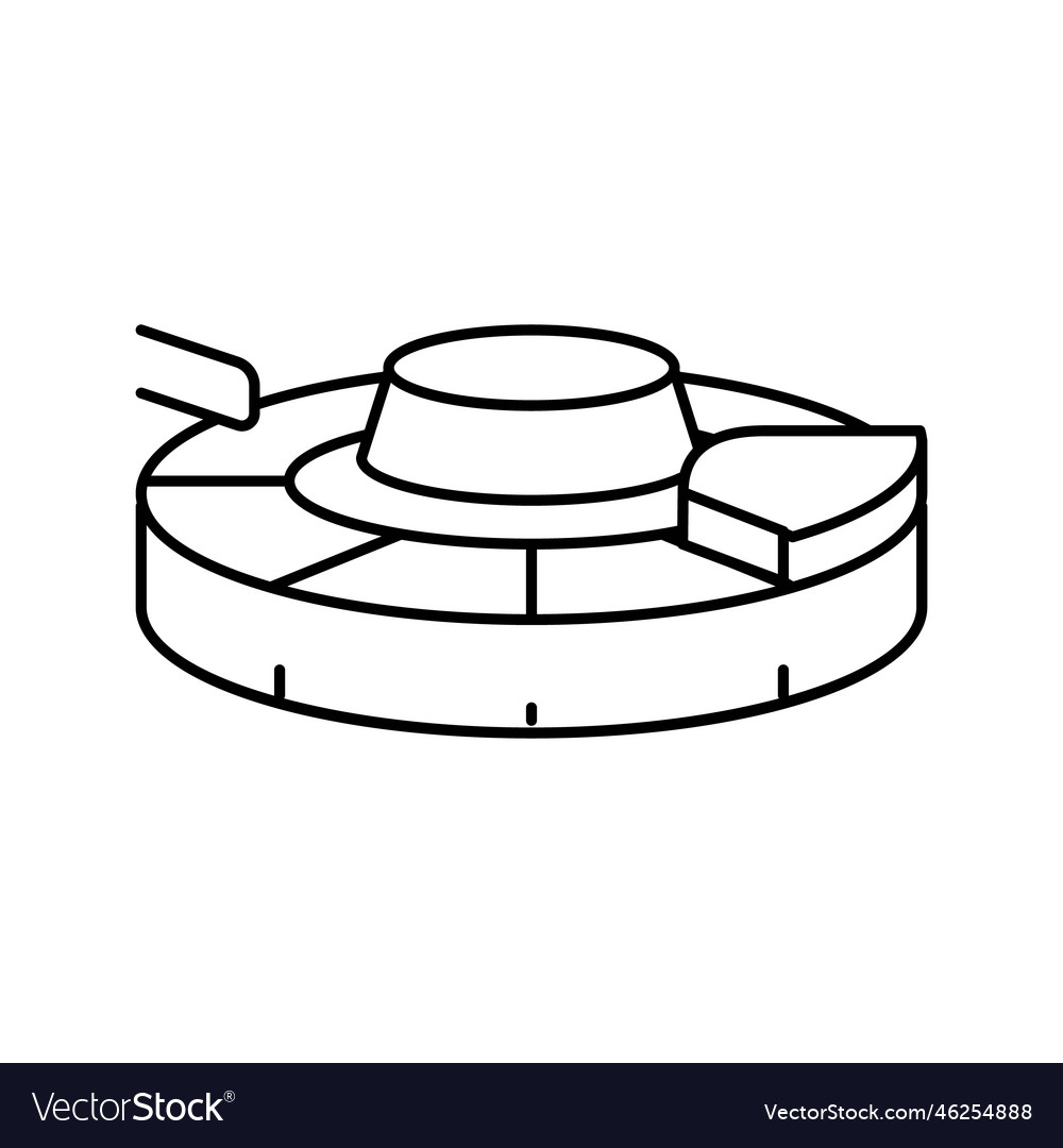 Copper smelter cast anodes line icon