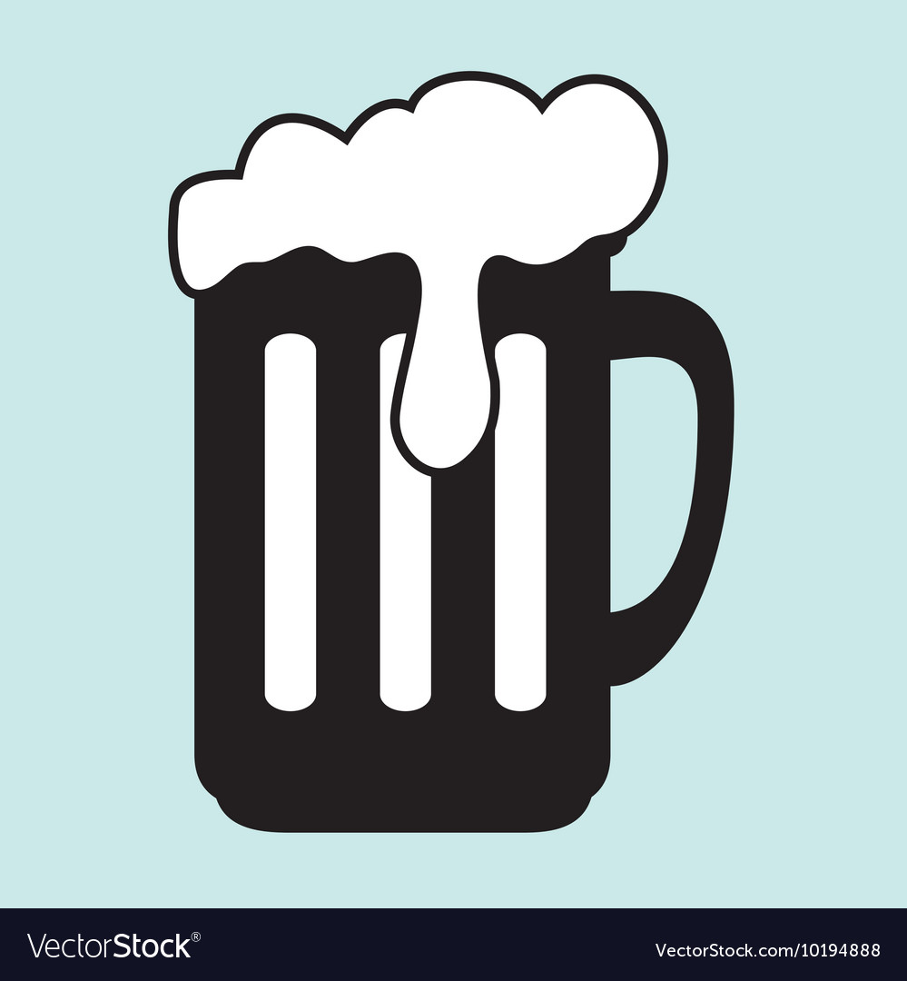 Cup glass beer icon