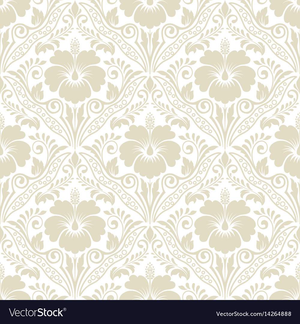 Damask seamless pattern background classical