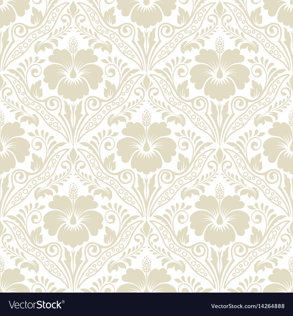Elegant Damask Floral Pattern