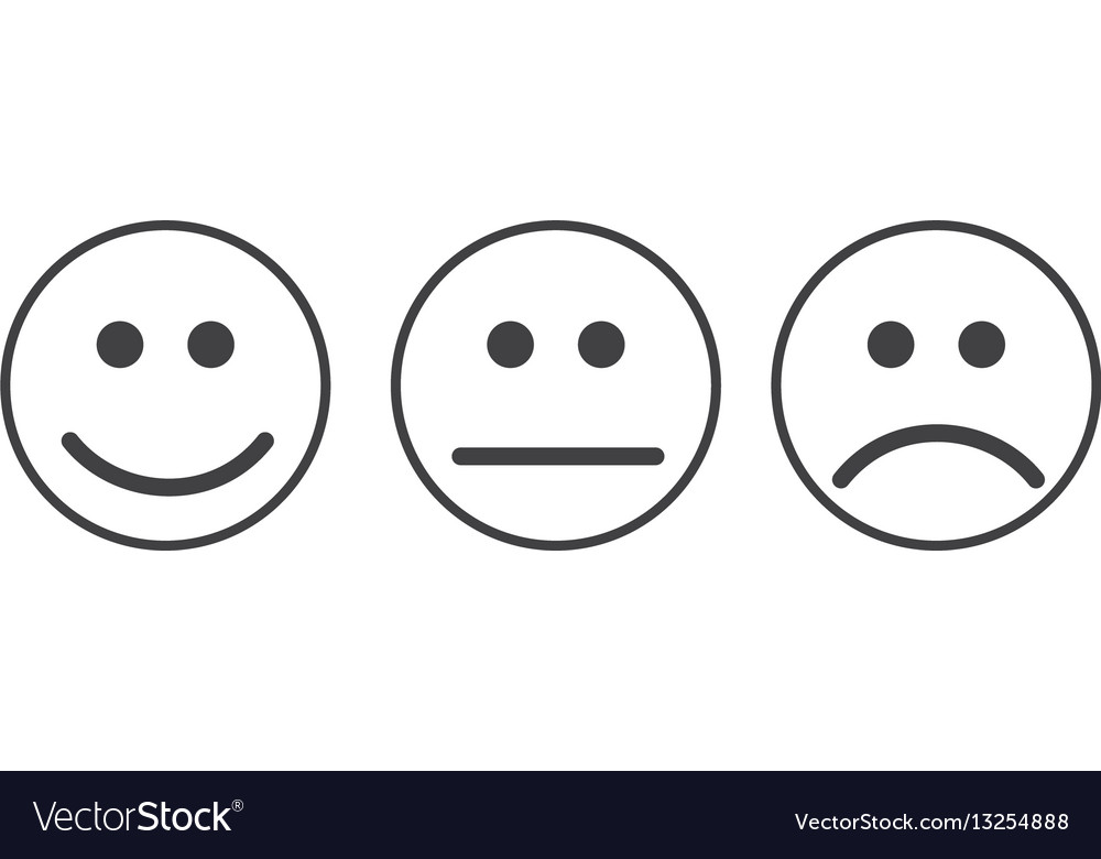 Smiley emoticons icon Royalty Free Vector Image