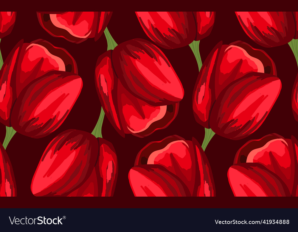 Spring colorful with red vector image Spring colorful with red