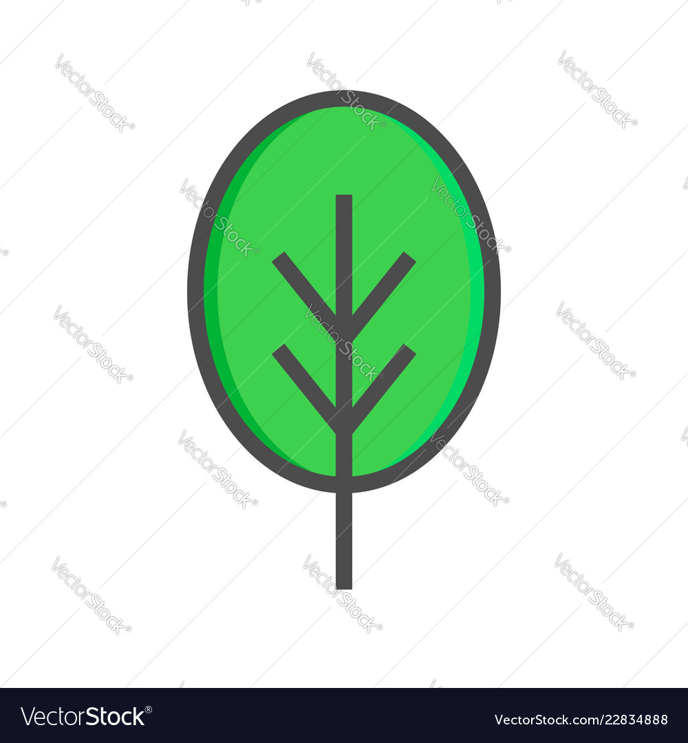 Tree icon isolated