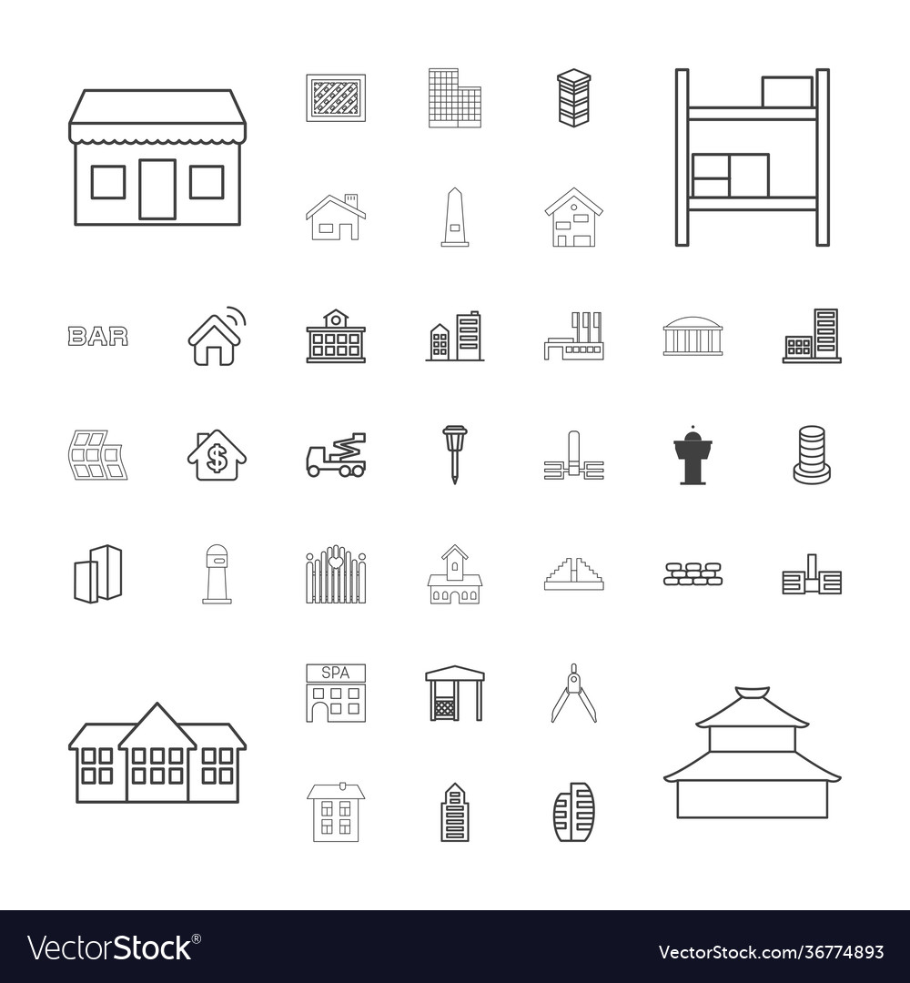 Architecture icons