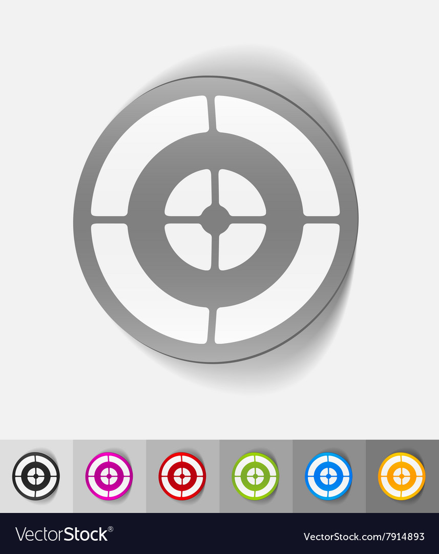 Realistic design element target