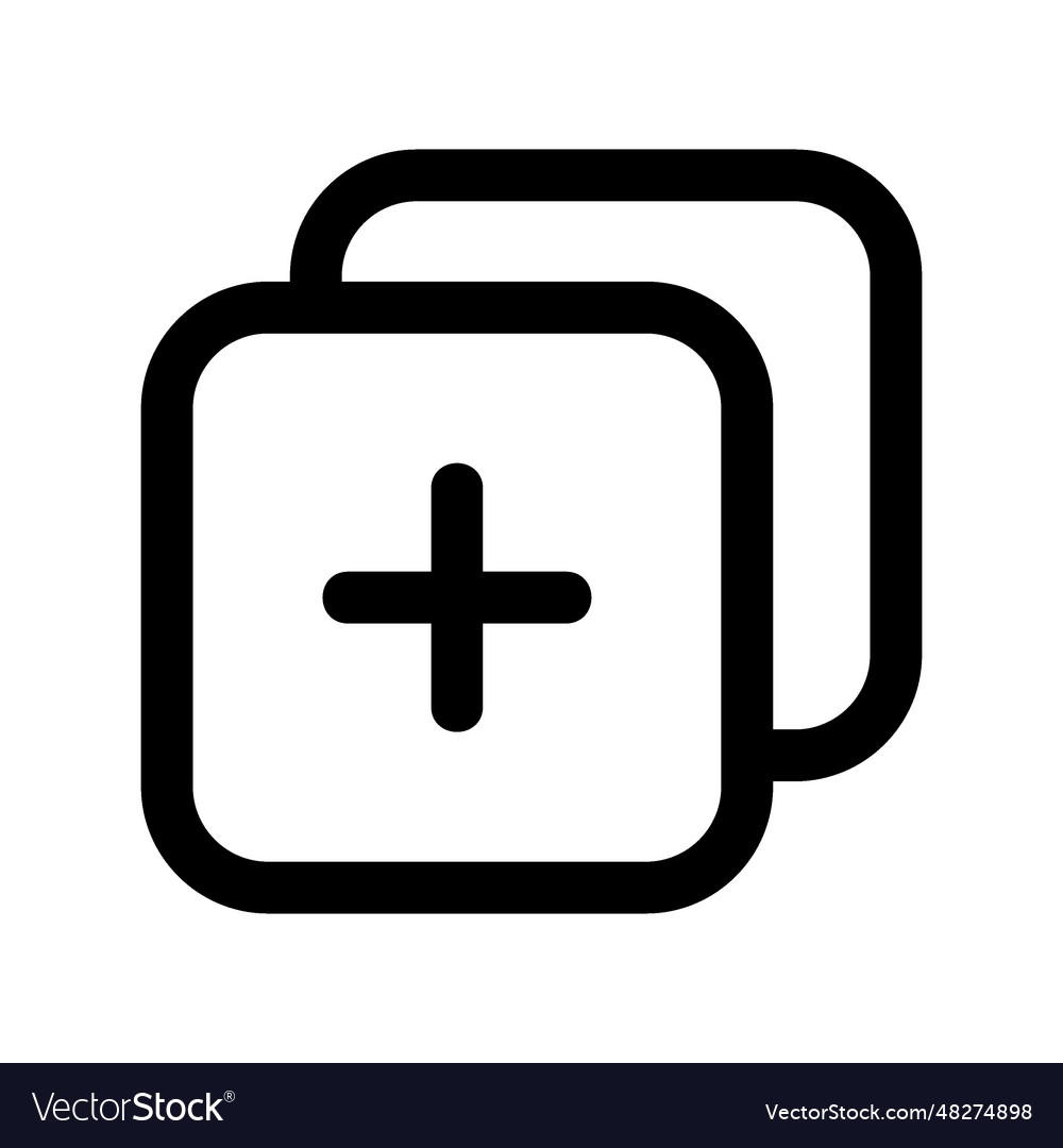 Add layer icon vector image Add layer icon