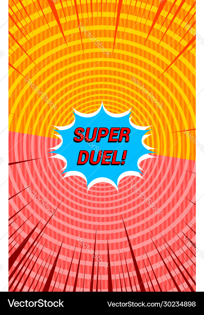 Comic vs explosive concept Royalty Free Vector Image