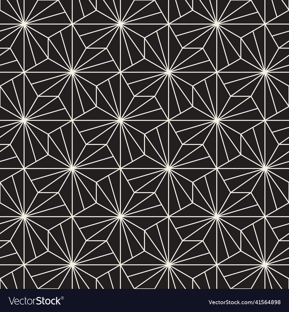 Seamless pattern repeating geometric elements