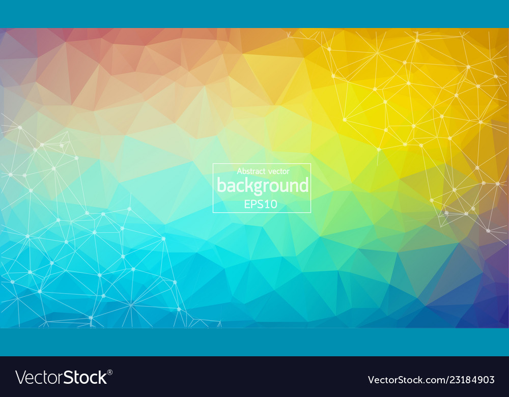 Abstract geometric backgrounds full color Vector Image