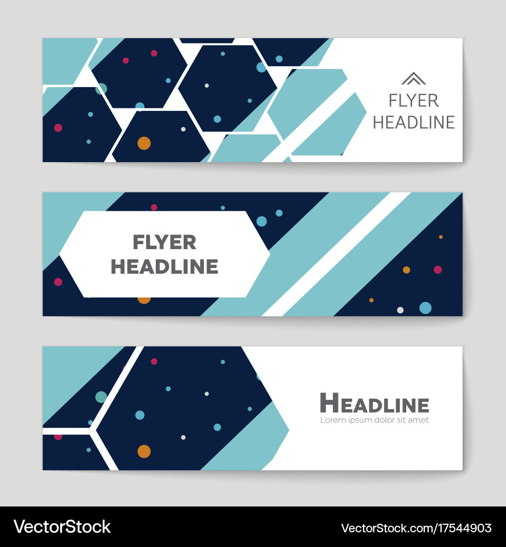 Abstract layout background set for art Royalty Free Vector
