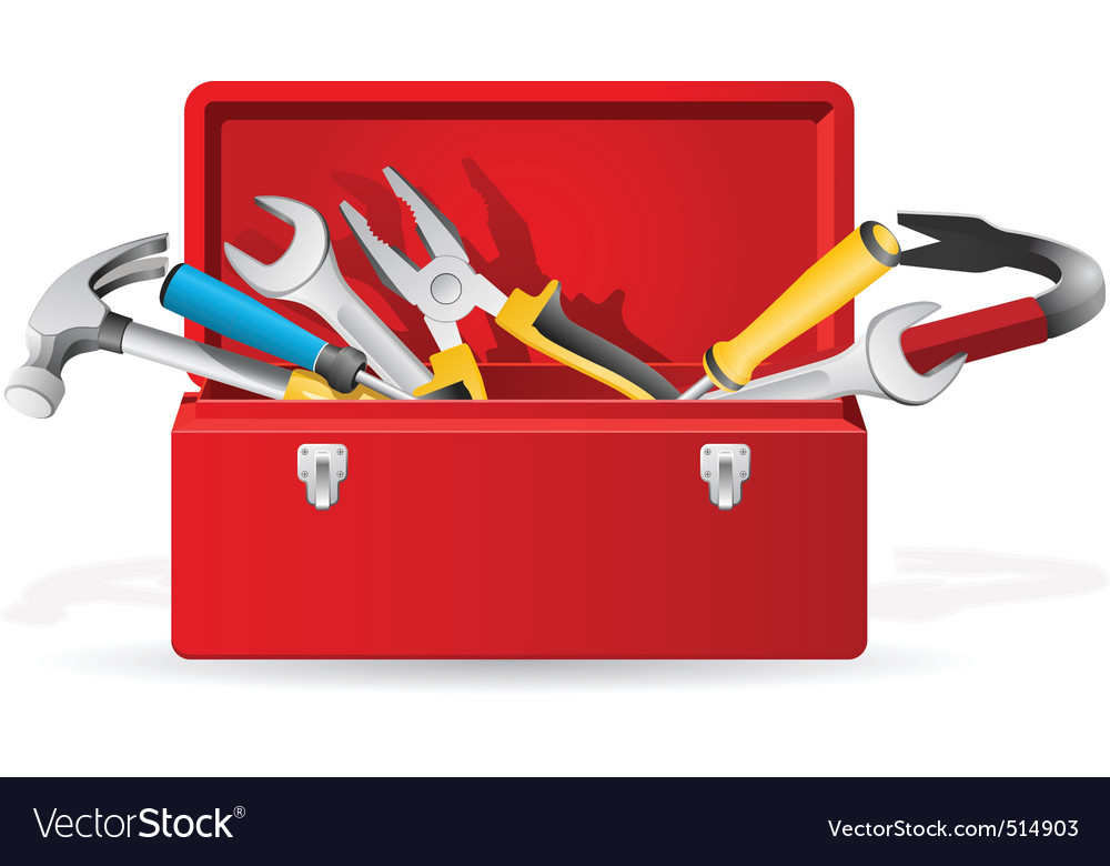 Download Toolbox Royalty Free Vector Image - VectorStock