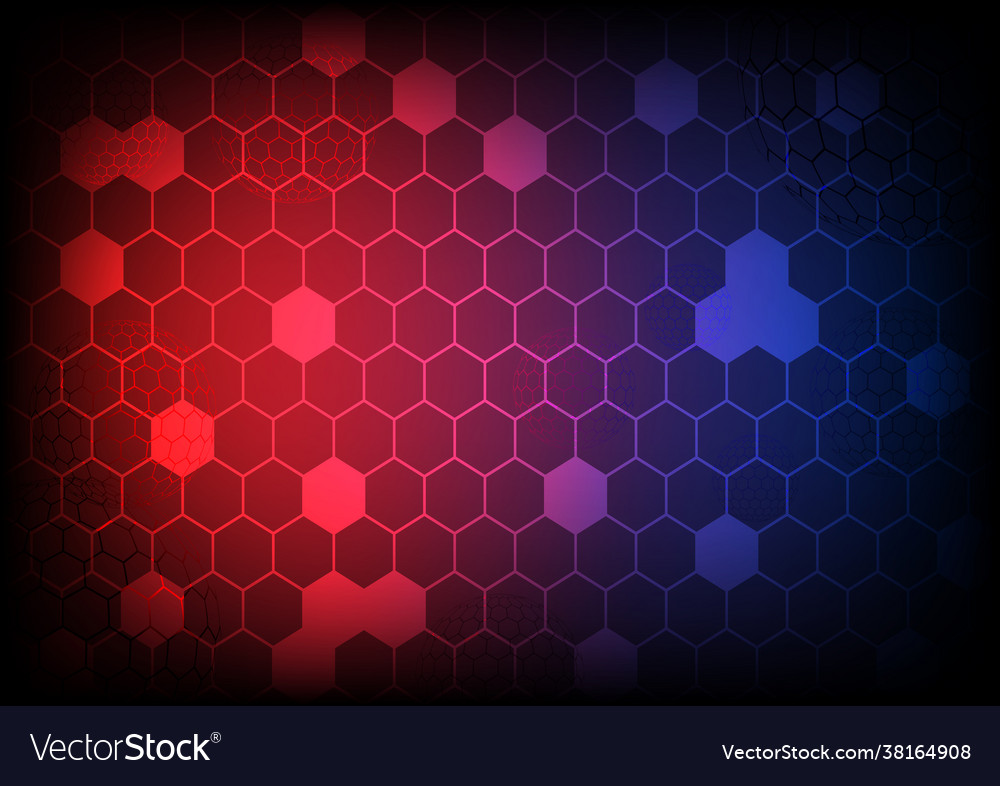 Abstract background pattern hexagon and circle