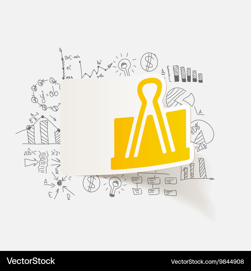 Drawing business formulas clip Royalty Free Vector Image