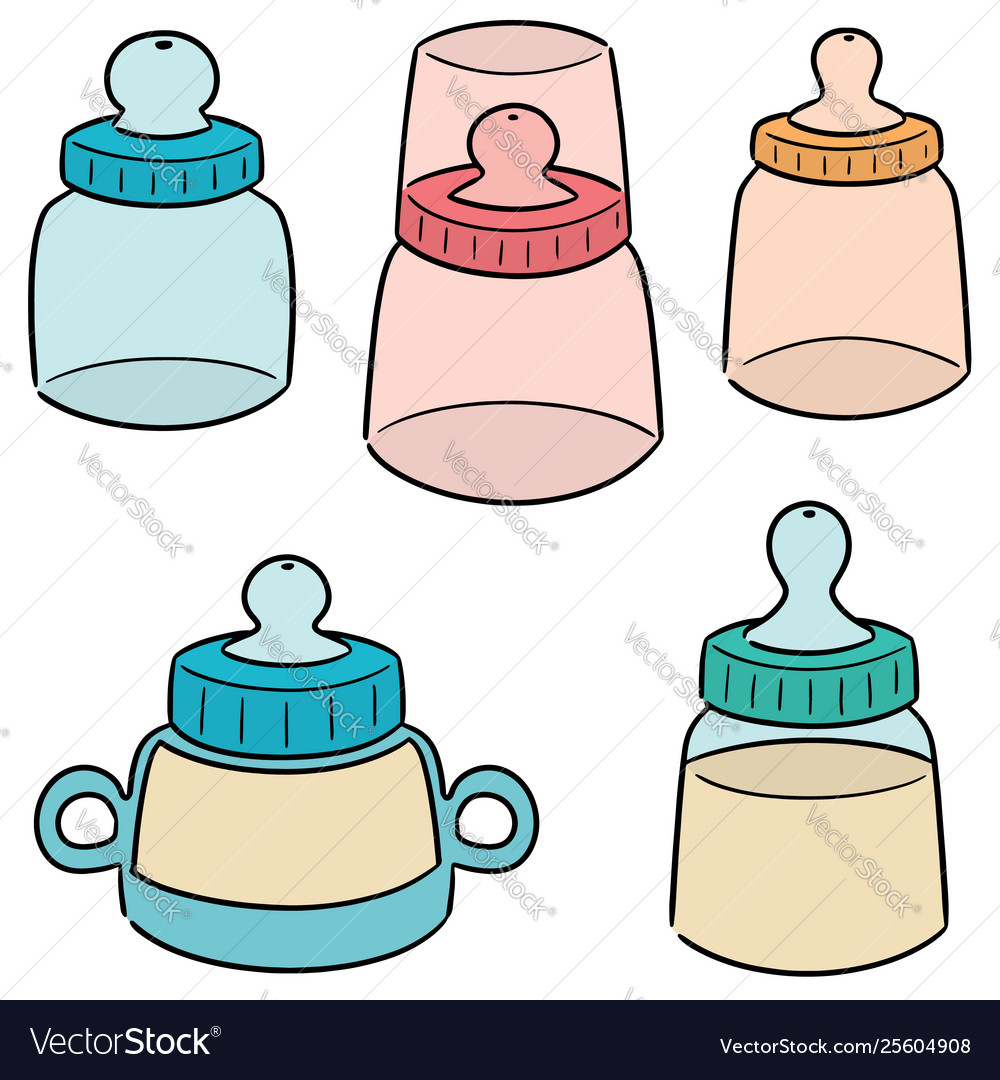 Set baby bottle