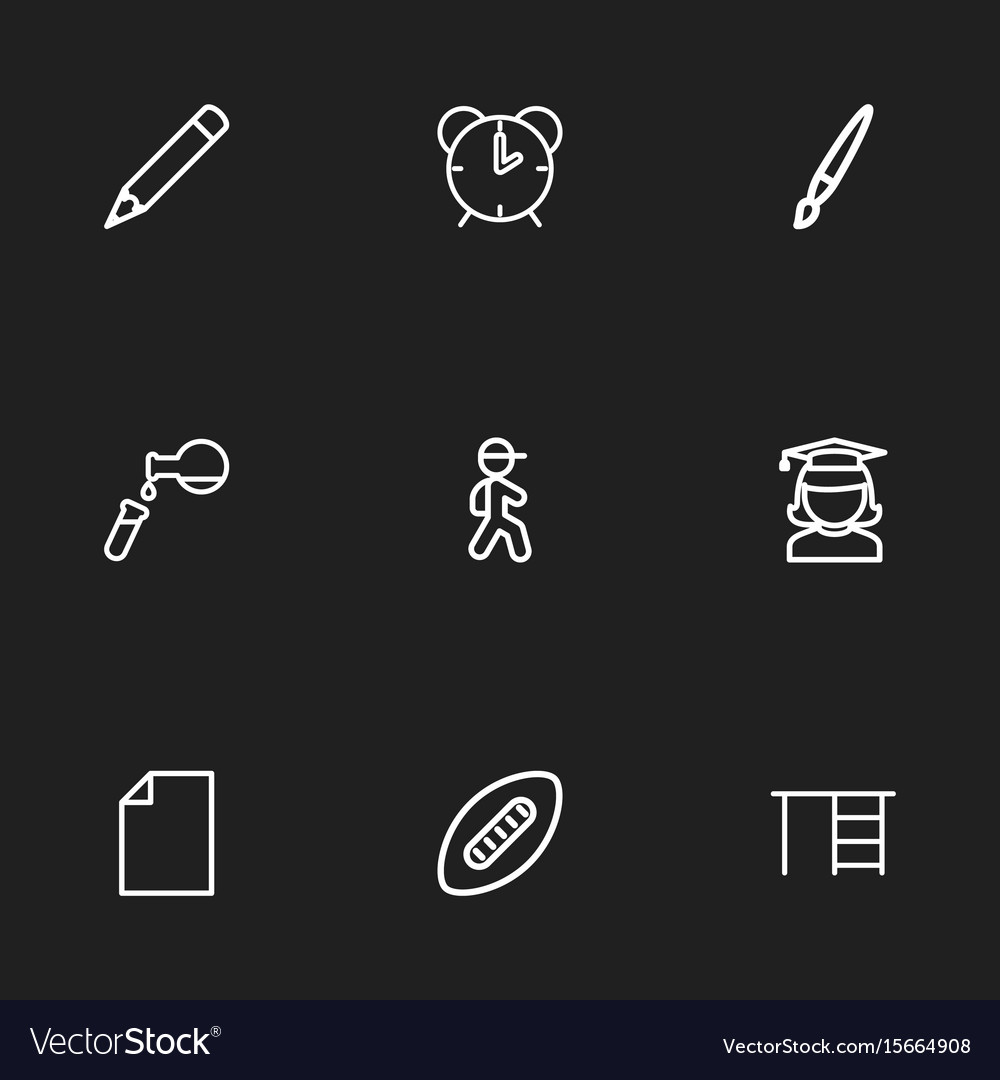 Set of 9 editable teach icons includes symbols