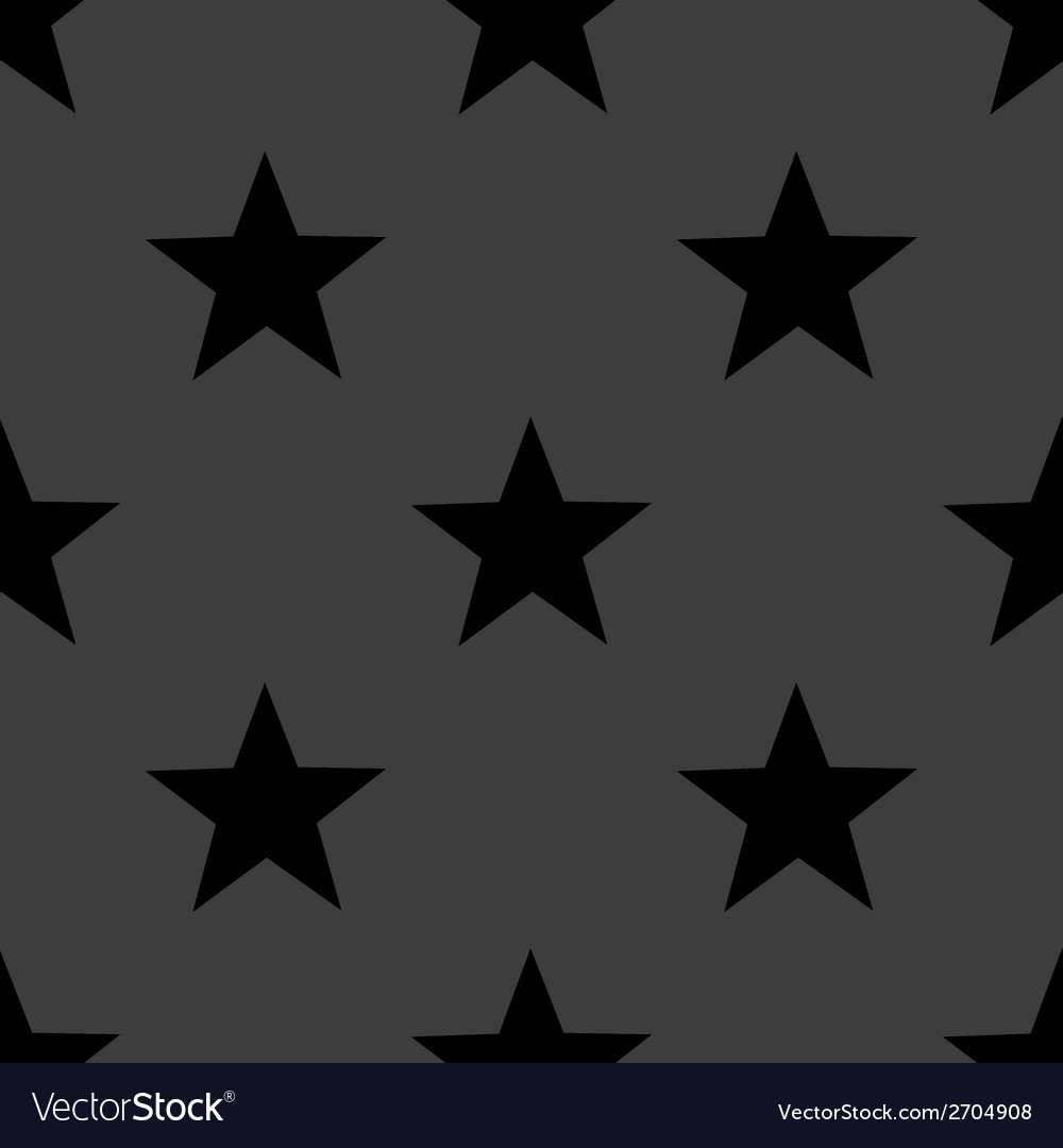 Star web icon flat design seamless gray pattern