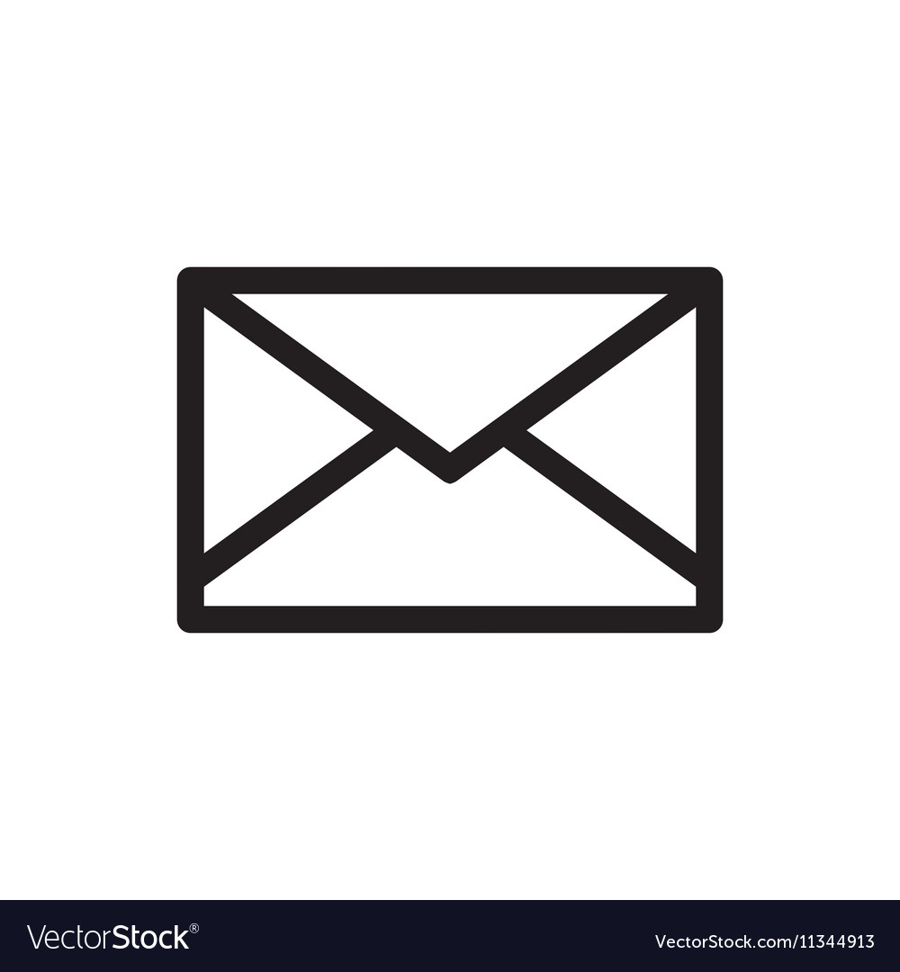 Download Envelope mail icon Royalty Free Vector Image - VectorStock