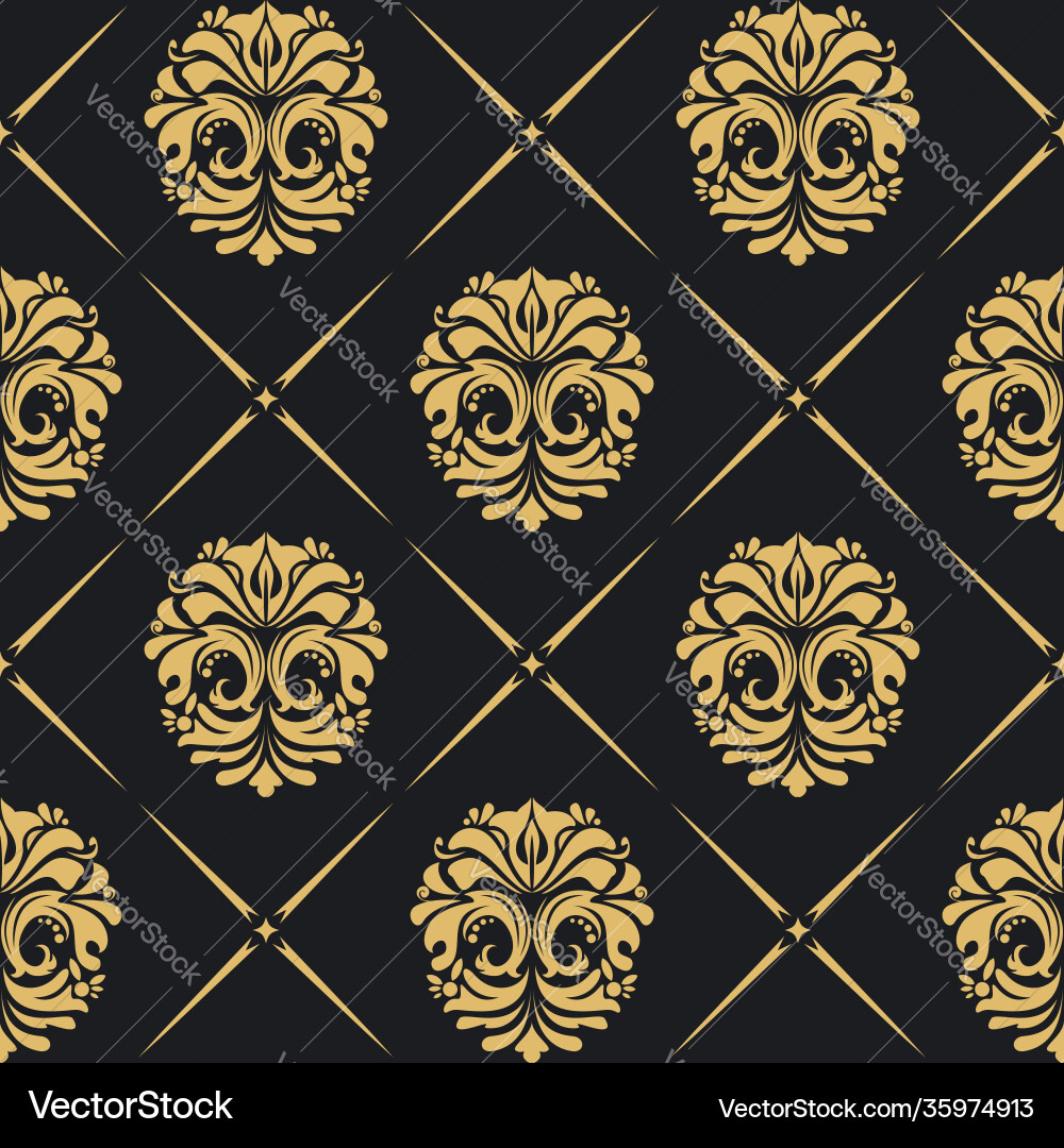 Royal background baroque Royalty Free Vector Image
