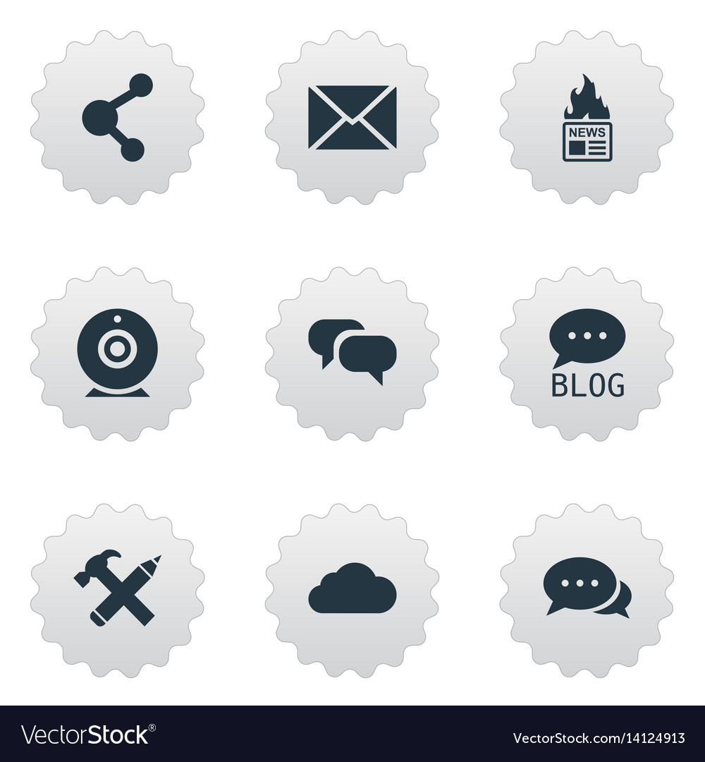 Set of simple user icons