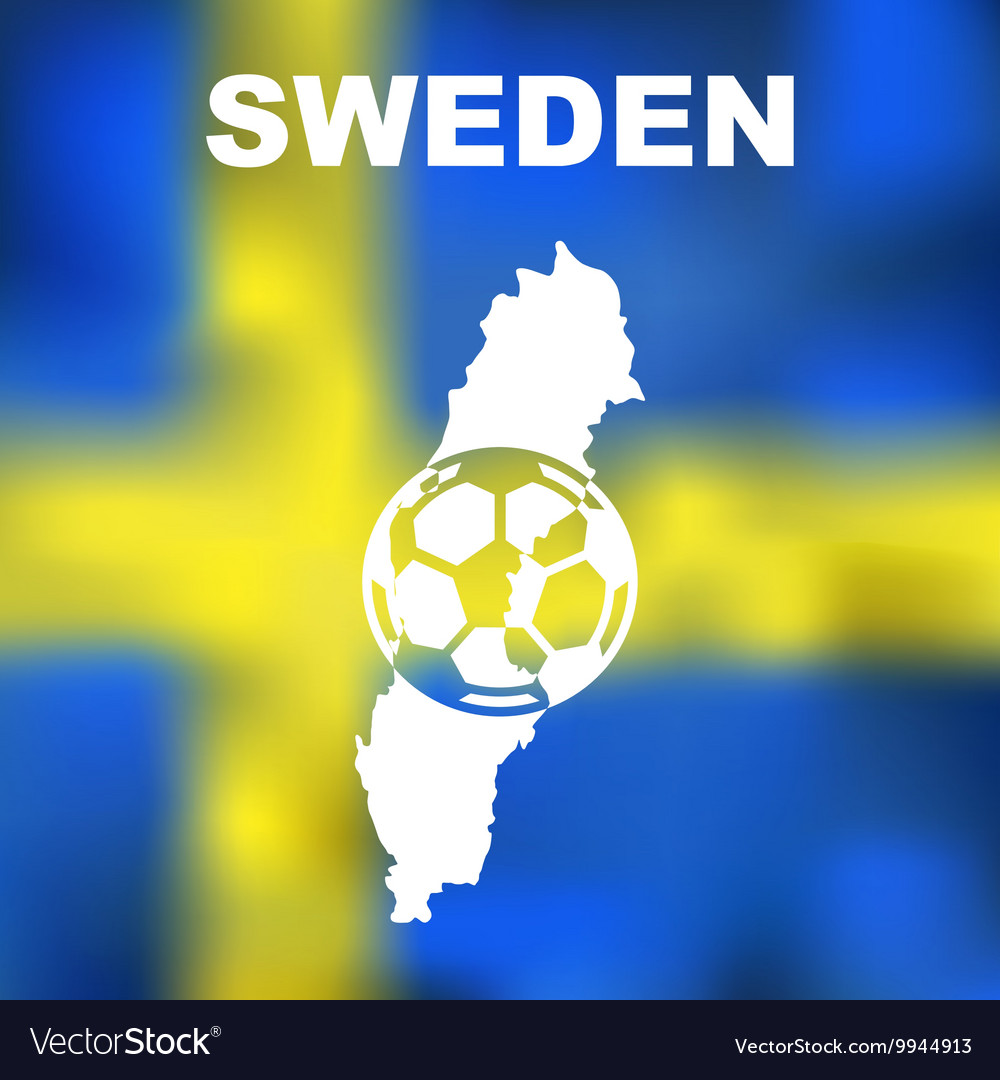 Swedish abstract map