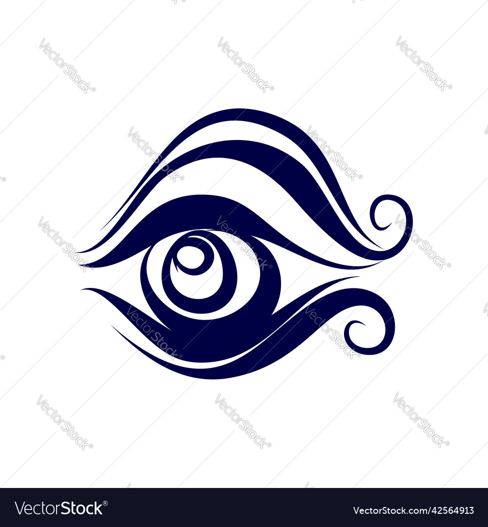 Symbol of eye Royalty Free Vector Image - VectorStock