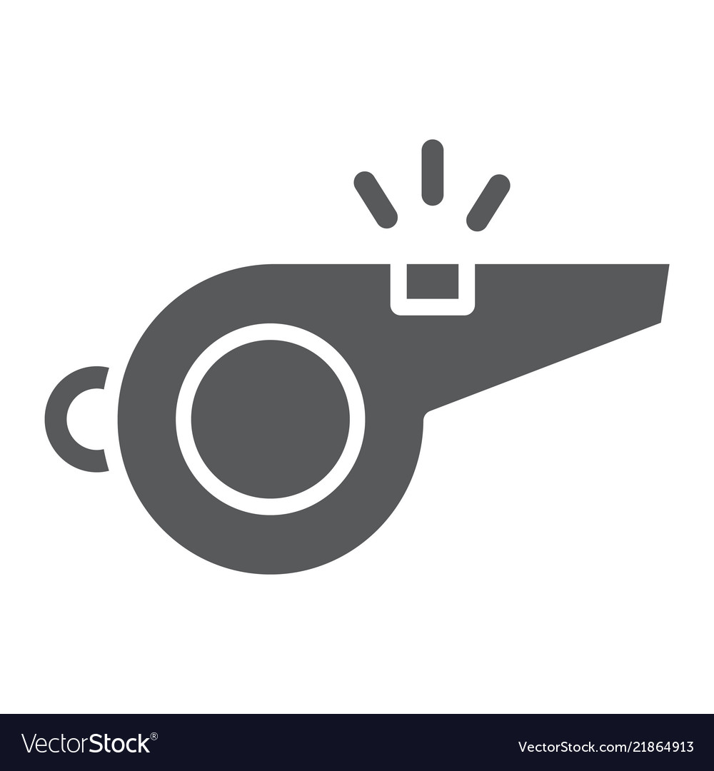 Whistle Icon - Sport Refere Signal