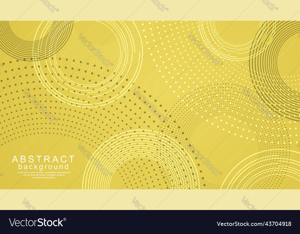 Abstract Geometric Circle Pattern